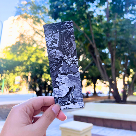 Bookmark: Wolf & Florest - ADHD Friendly