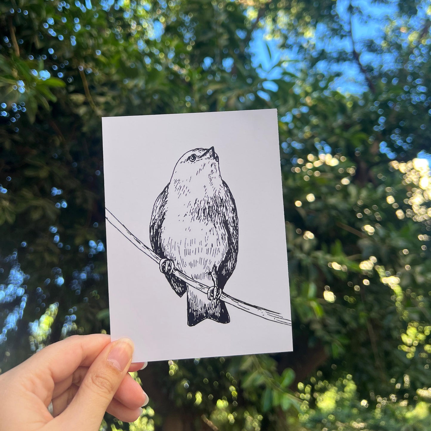 Bookmark: Bird & Bloom - ADHD Friendly